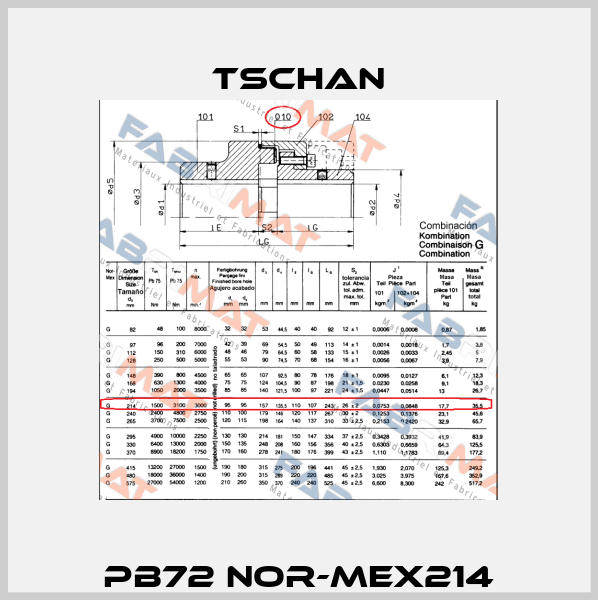Pb72 Nor-Mex214 Tschan