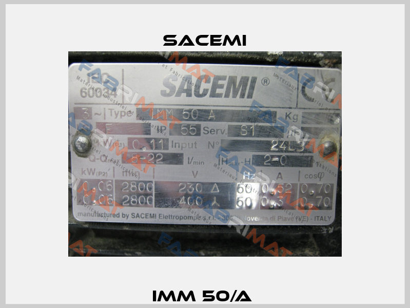 IMM 50/A  Sacemi