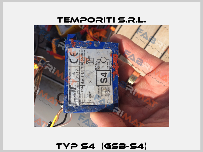 Typ S4  (GSB-S4) Temporiti s.r.l.