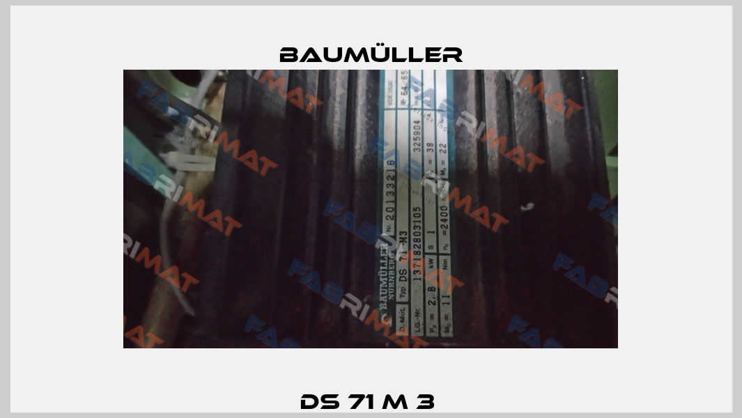 DS 71 M 3  Baumüller