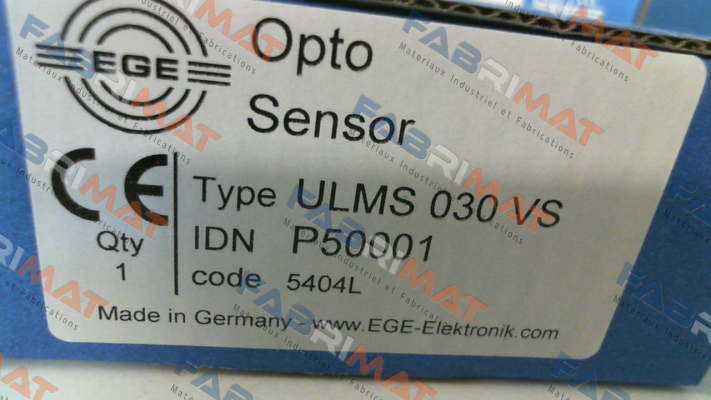 p/n: P50001, Type: ULMS 030 VS Ege