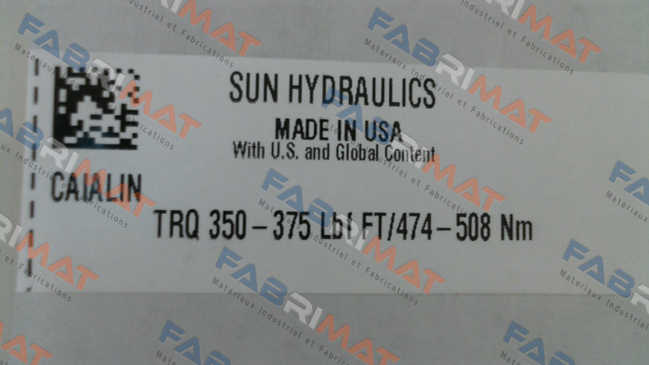 CAIA-LIN Sun Hydraulics