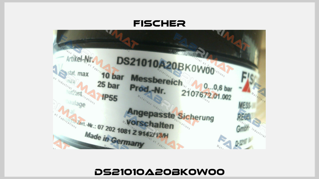 DS21010A20BK0W00 Fischer