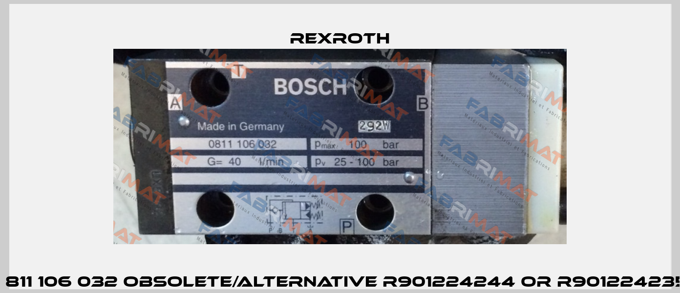 0 811 106 032 obsolete/alternative R901224244 or R901224235  Rexroth