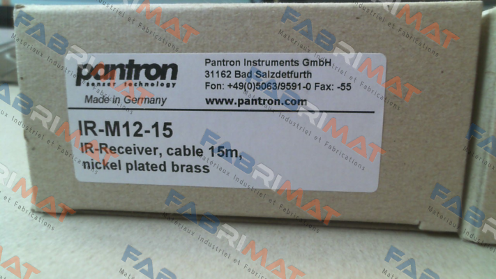 p/n: 9SIR024, Type: IR-M12-15 Pantron
