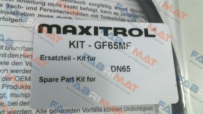 KIT-GF65MF Maxitrol