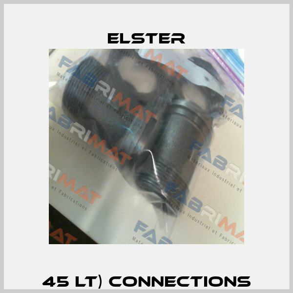 45 LT) connections Elster