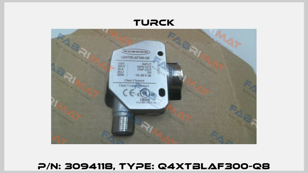 p/n: 3094118, Type: Q4XTBLAF300-Q8 Turck
