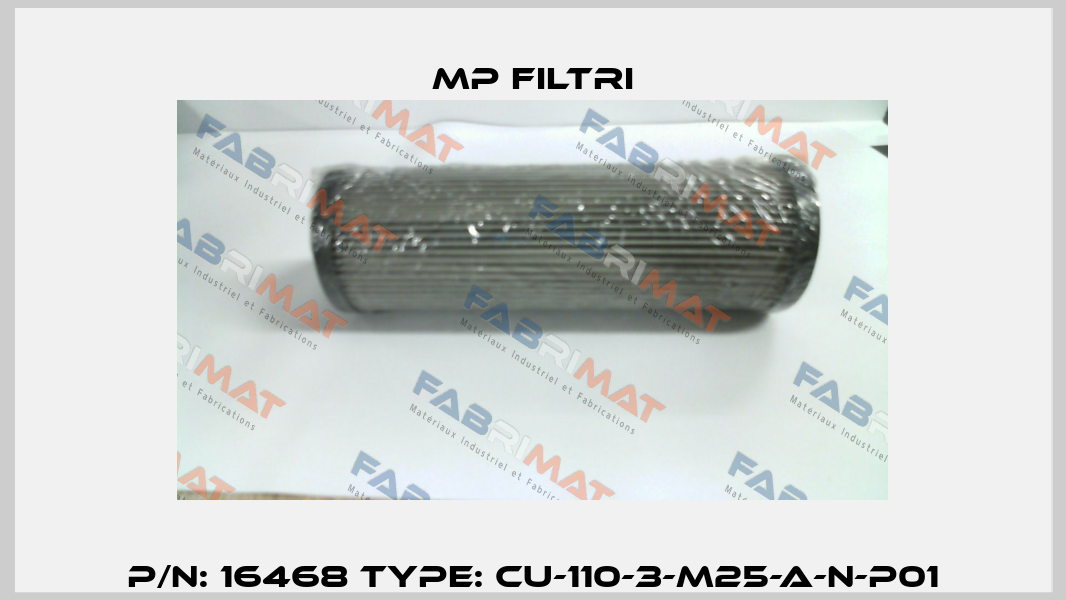 P/N: 16468 Type: CU-110-3-M25-A-N-P01 MP Filtri