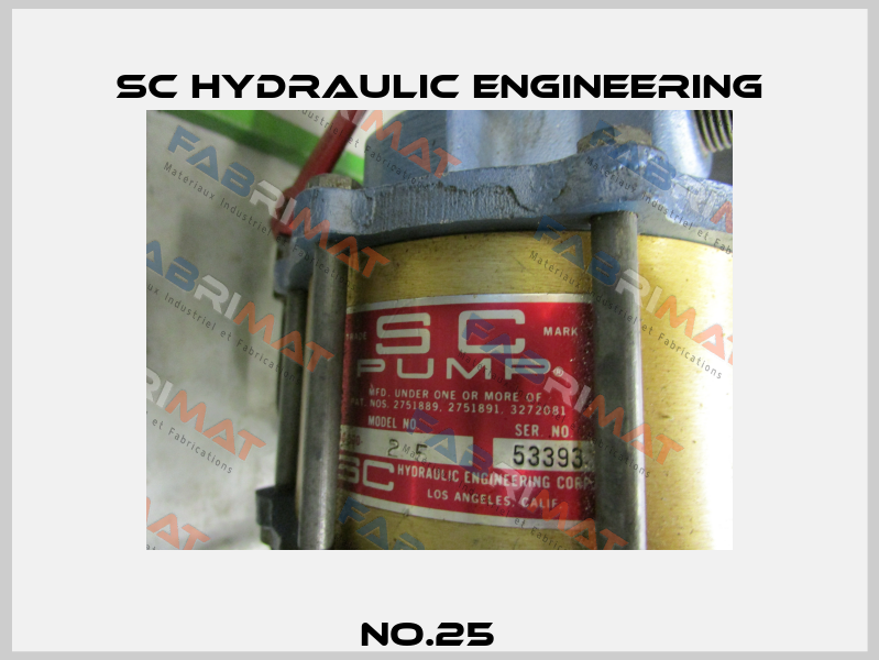 No.25   SC Hydraulic
