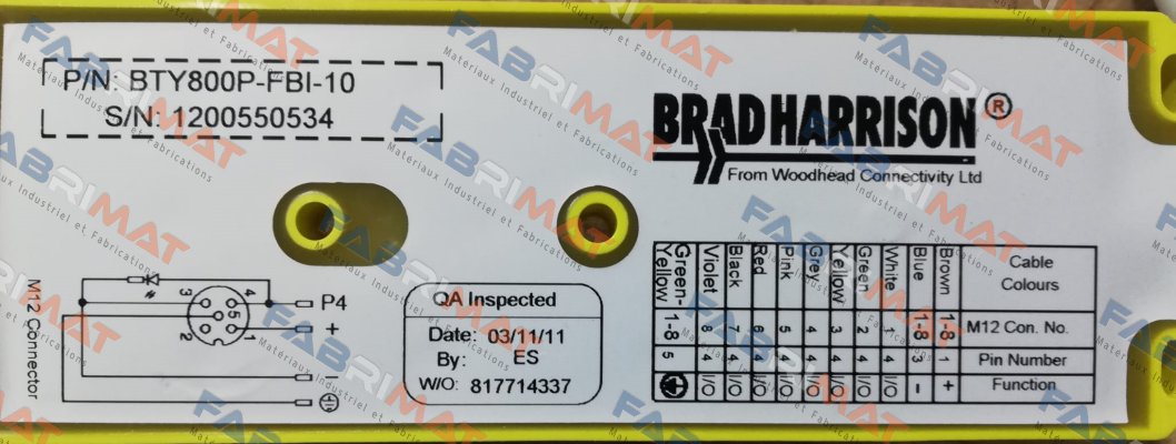 BTY800P-FBI-10 Molex