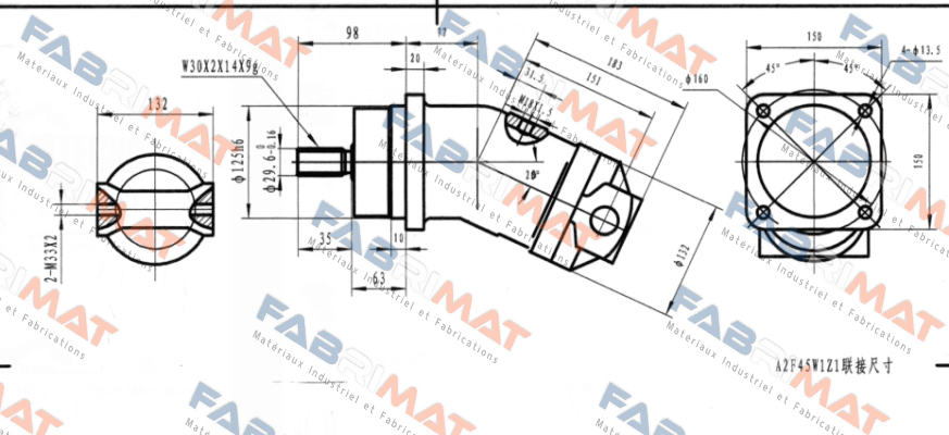 (4867868)  A2F45W1P2  Rexroth