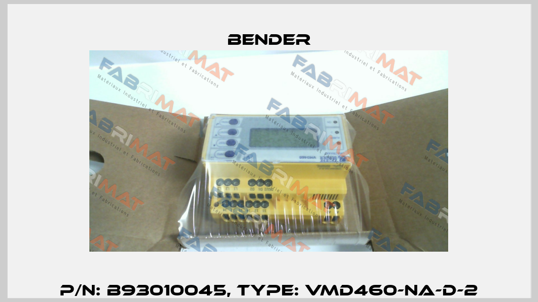p/n: B93010045, Type: VMD460-NA-D-2 Bender