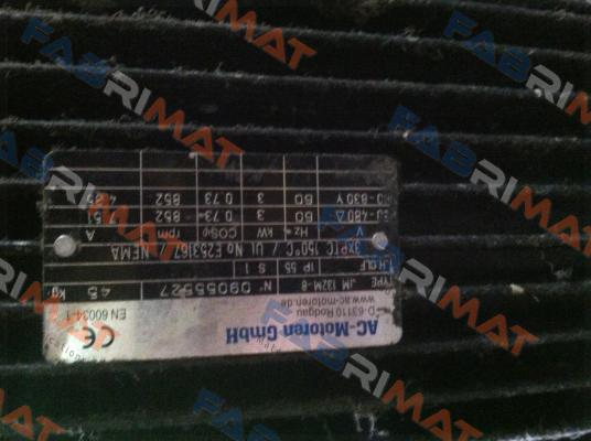 DM-8-B3-3-132M-A-Z1UL  AC Motoren