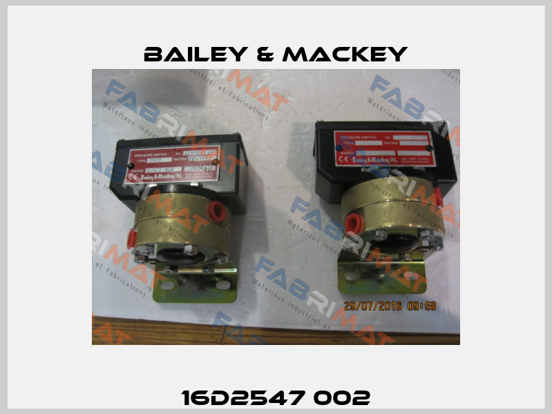 16D2547 002 Bailey & Mackey