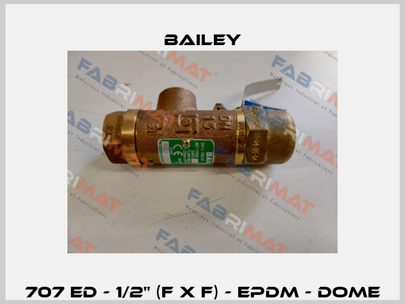 707 ED - 1/2" (F X F) - EPDM - DOME Bailey