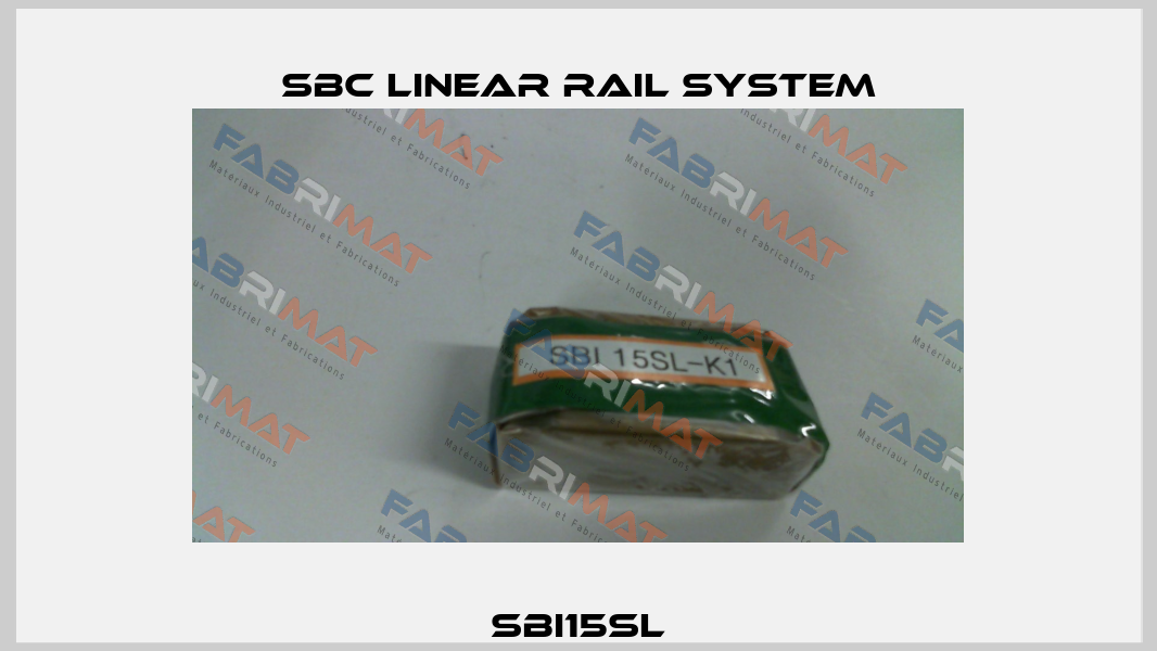 SBI15SL SBC Linear Rail System