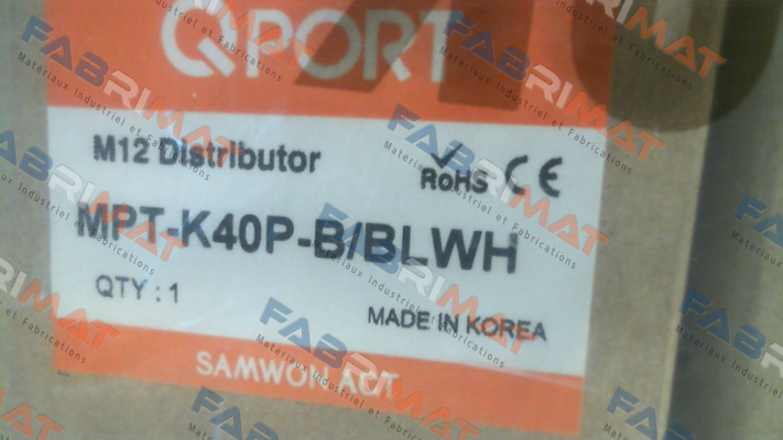 MPT-K40P-B/BLWH Samwon