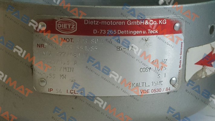 R27-2176-NK-035/055-4-8 (OEM) Dietz-Motoren