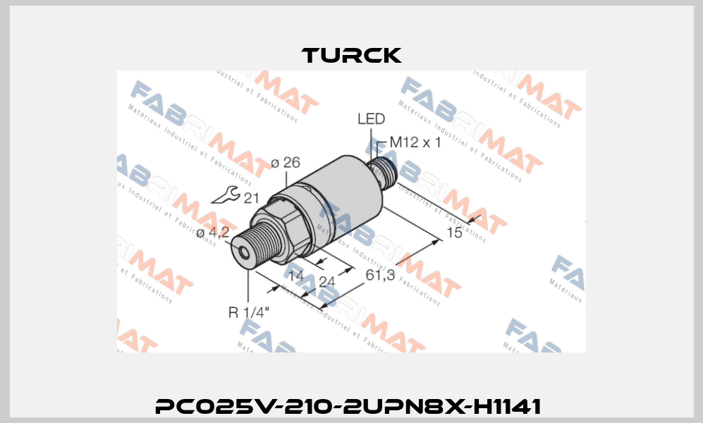 PC025V-210-2UPN8X-H1141  Turck