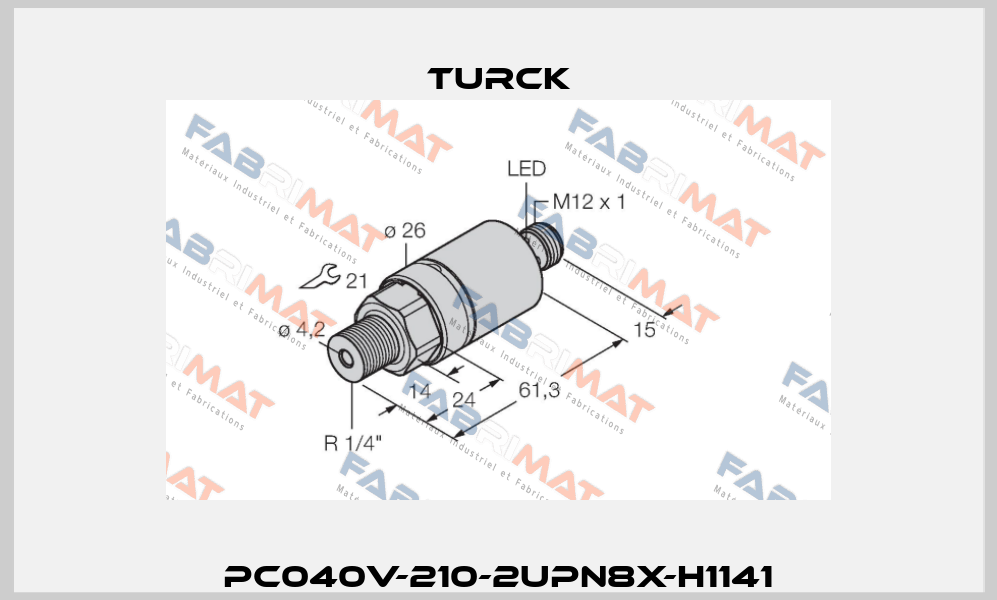 PC040V-210-2UPN8X-H1141 Turck