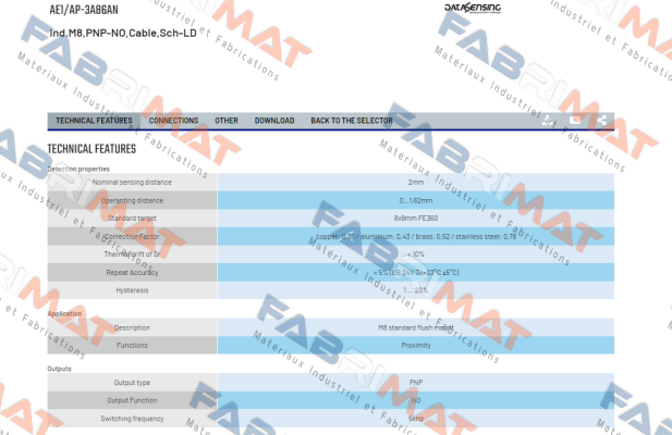 AE1/AP-3A86AN Micro Detectors / Diell (now Datasensing)