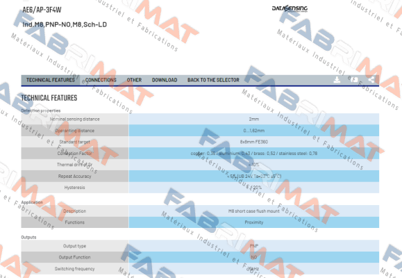 AE6/AP-3F4W Micro Detectors / Diell