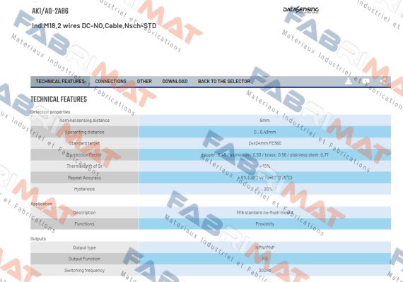 AK1/A0-2A86 Micro Detectors / Diell (now Datasensing)