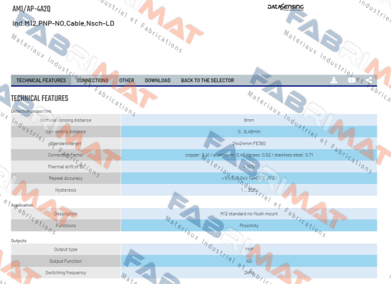 AM1/AP-4A2Q Micro Detectors / Diell