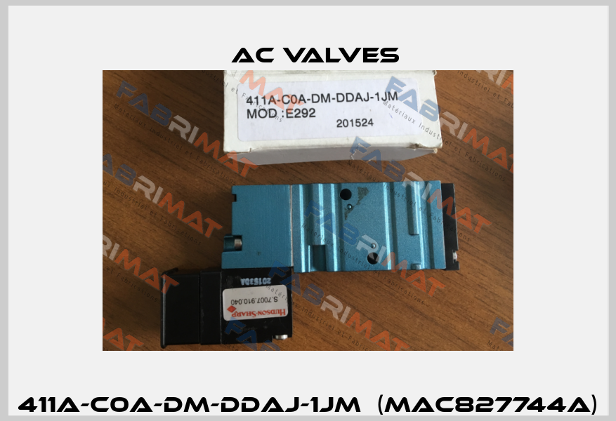 411A-C0A-DM-DDAJ-1JM  (MAC827744A) МAC Valves