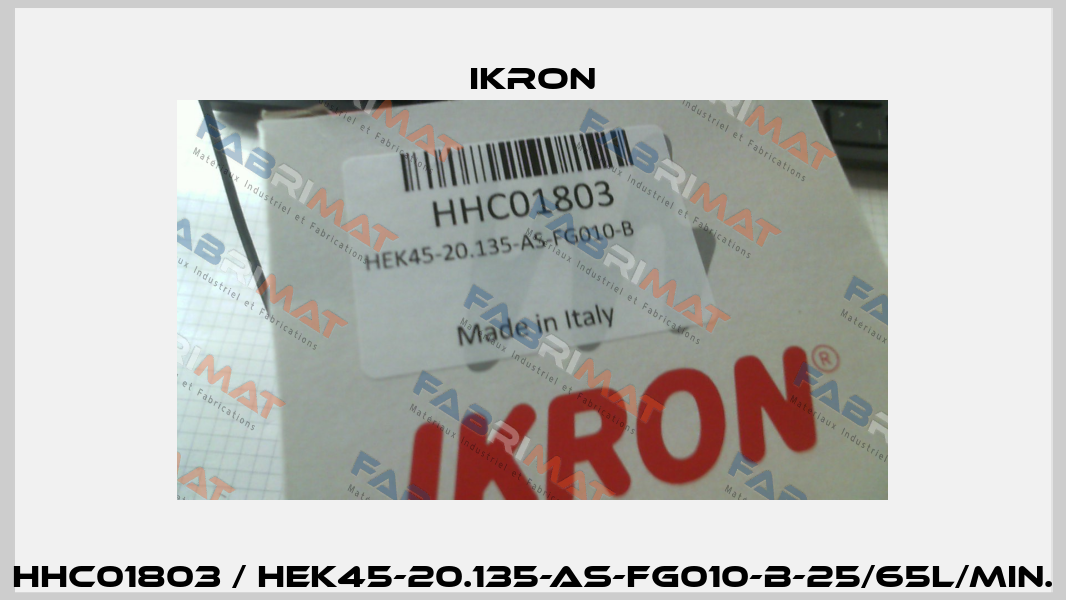 HHC01803 / HEK45-20.135-AS-FG010-B-25/65l/min. Ikron