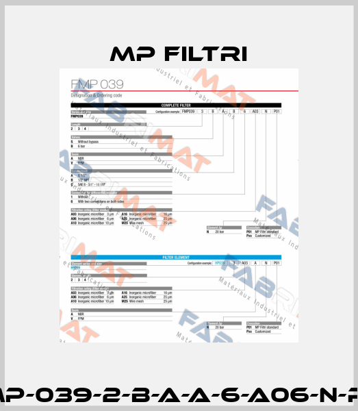 FMP-039-2-B-A-A-6-A06-N-P01 MP Filtri