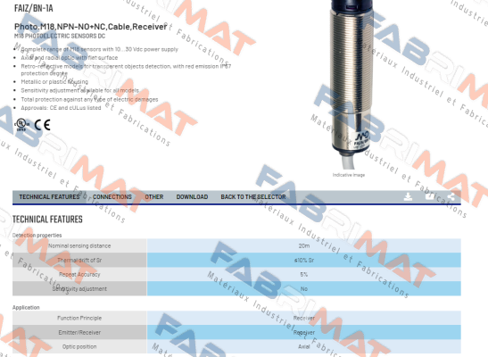 FAIZ/BN-1A Micro Detectors / Diell (now Datasensing)