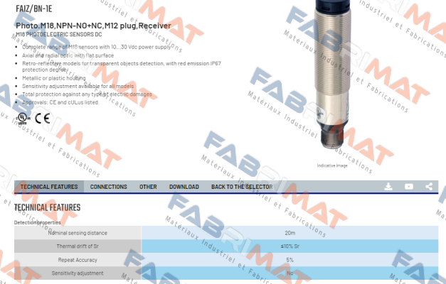 FAIZ/BN-1E Micro Detectors / Diell (now Datasensing)