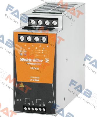 P/N: 1222220000 Type: CP M DM40 Weidmüller