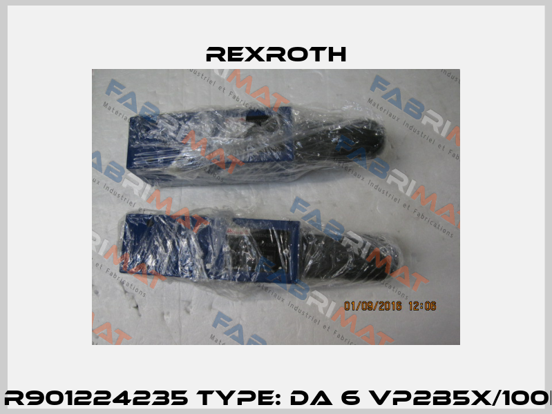 P/N: R901224235 Type: DA 6 VP2B5X/100FSM Rexroth