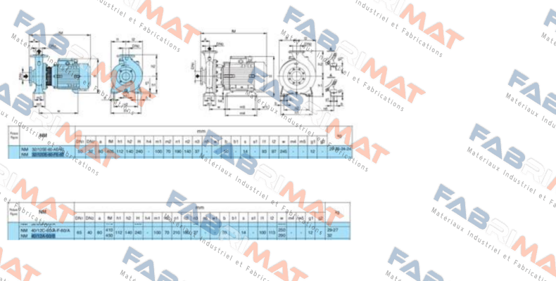 NM 32/12 FE-60 380V-60Hz R3-X7X72Z7  Calpeda