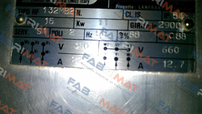 TIPO HF 132MA2  Seimec (Rossi)