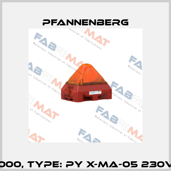 Art.No. 21554104000, Type: PY X-MA-05 230V AC AM RAL3000 Pfannenberg