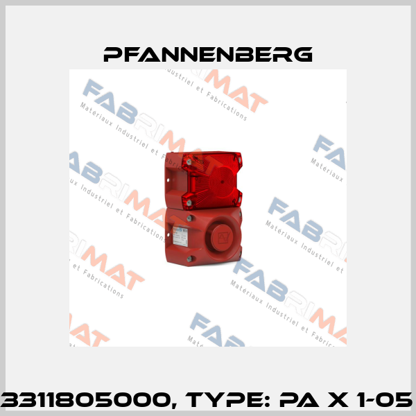 Art.No. 23311805000, Type: PA X 1-05 24 DC RO Pfannenberg