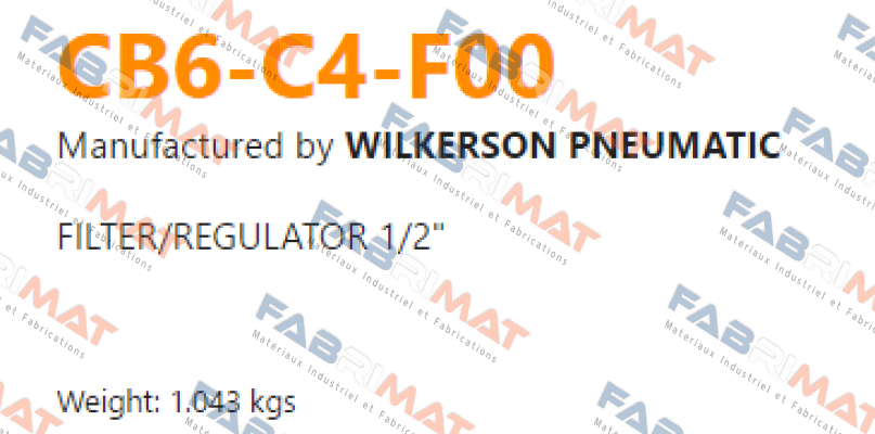 CB6-C4-F00 Wilkerson