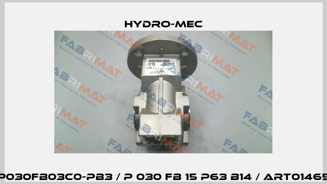 P030FB03C0-PB3 / P 030 FB 15 P63 B14 / ART01465 Hydro-Mec