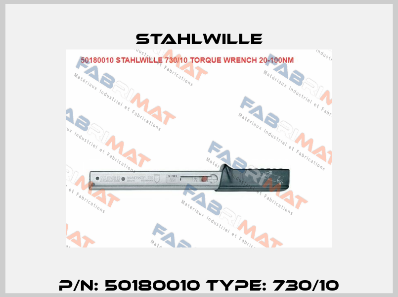 P/N: 50180010 Type: 730/10 Stahlwille