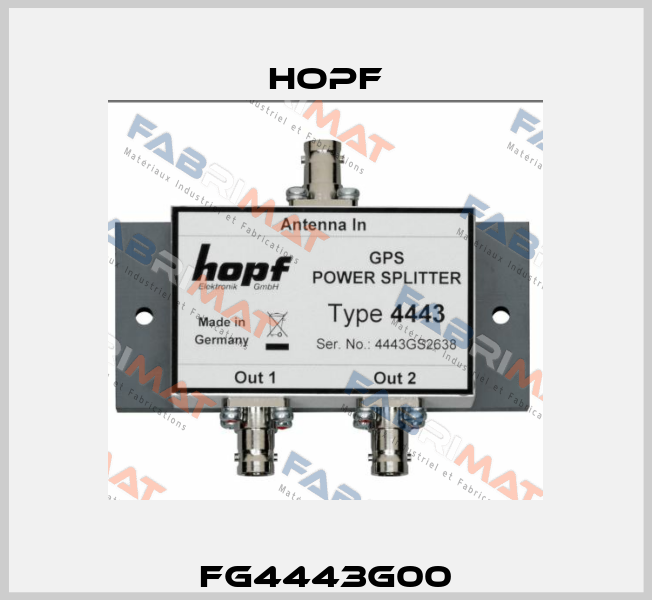FG4443G00 Hopf