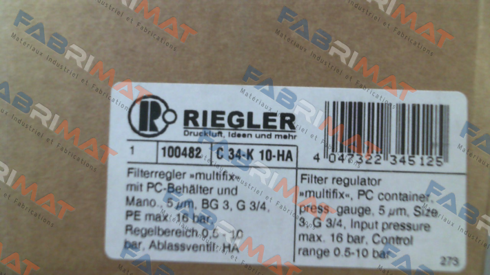 100482 / C 34-K 10-HA Riegler