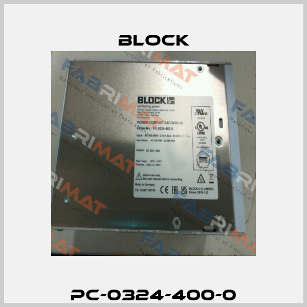 PC-0324-400-0 Block