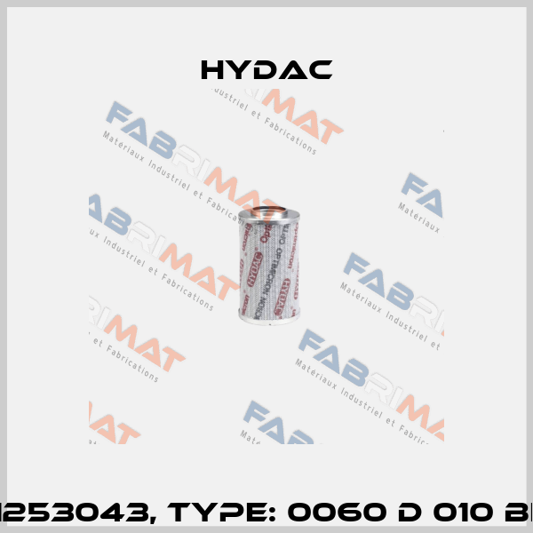 Mat No. 1253043, Type: 0060 D 010 BH4HC /-V  Hydac