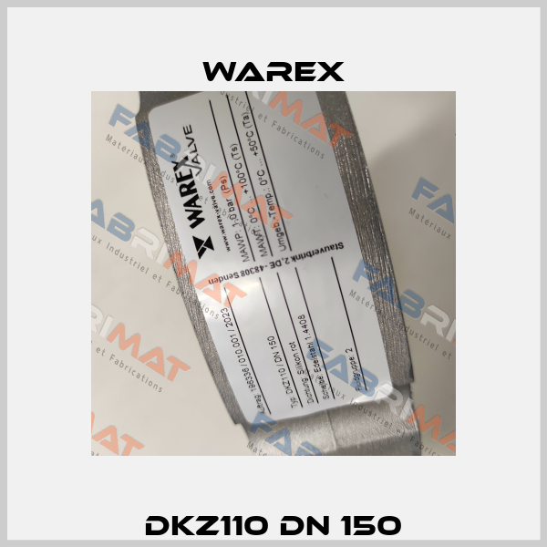 DKZ110 DN 150 Warex
