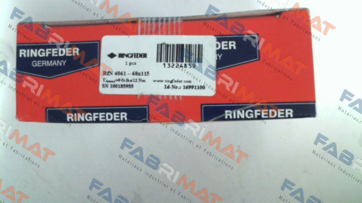 RFN 4061 68X115 Ringfeder