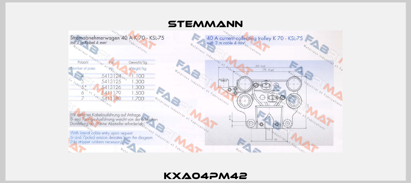 KXA04PM42 Stemmann